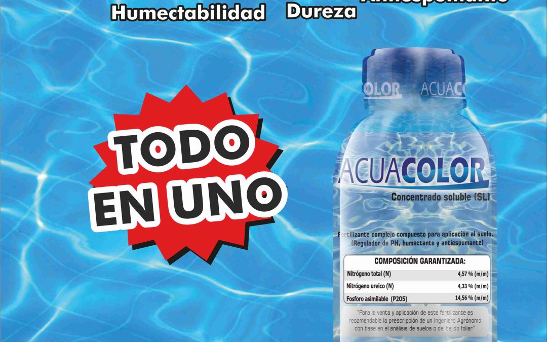 ACUACOLOR: EL MEJOR COADYUVANTE. 4 PRODUCTOS EN 1